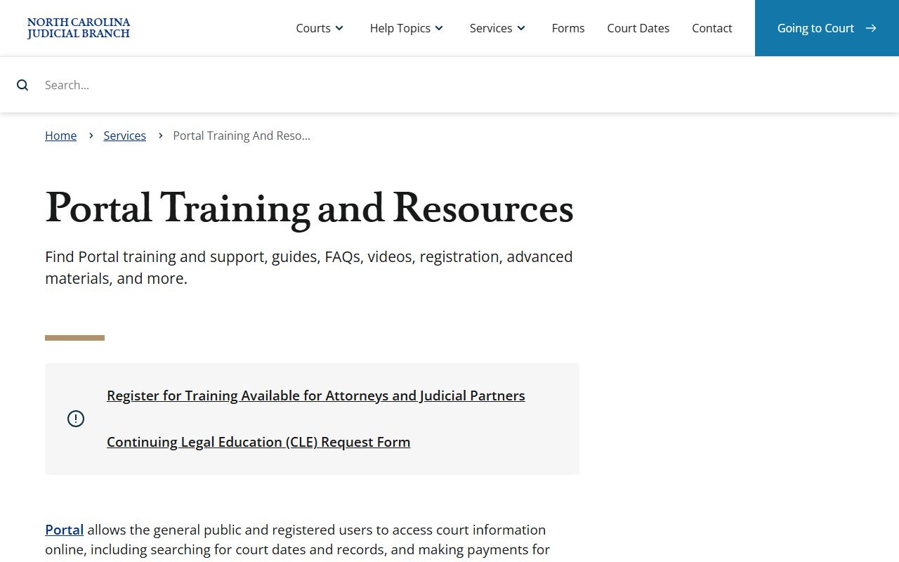Haywood County court dockets Portal training source