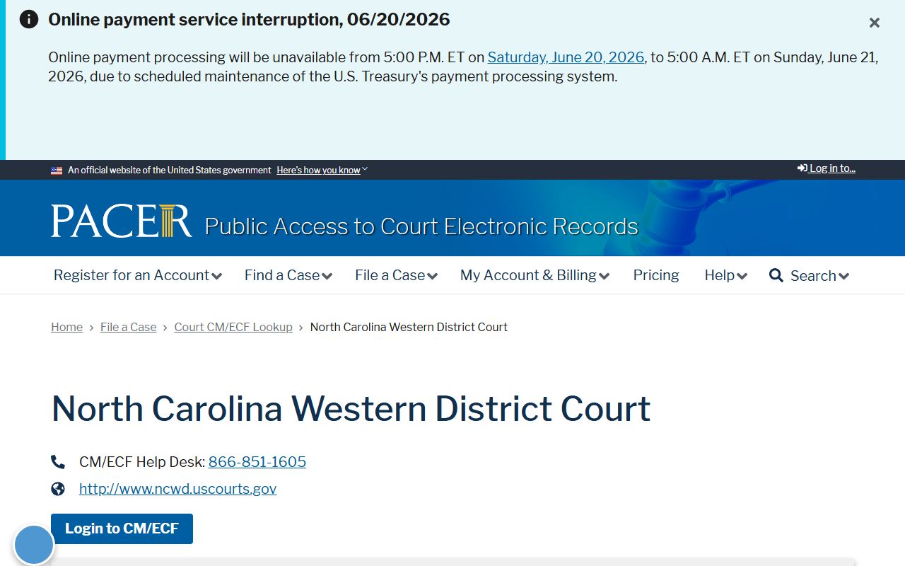Haywood County court records federal PACER source