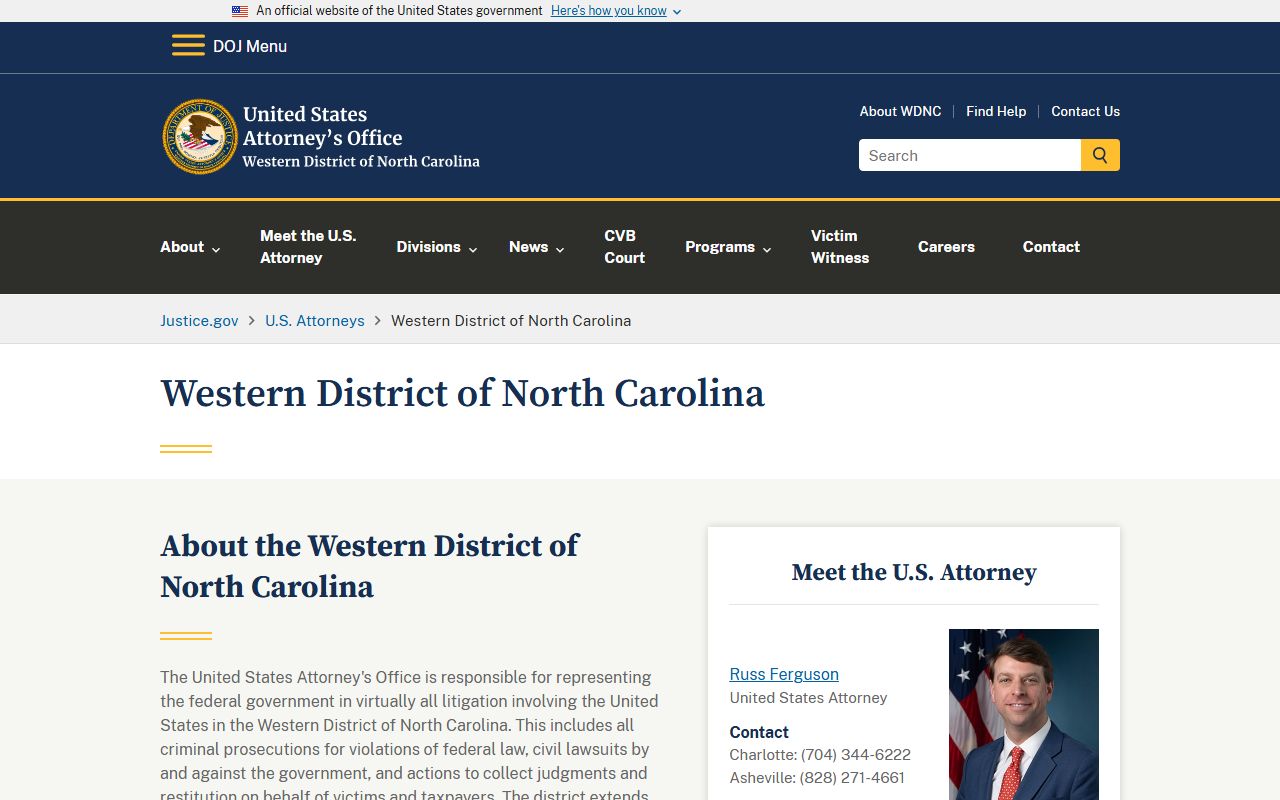 Haywood County court records Western District federal source