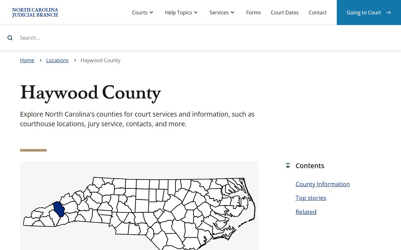Haywood County Superior Court NC Judicial Branch source