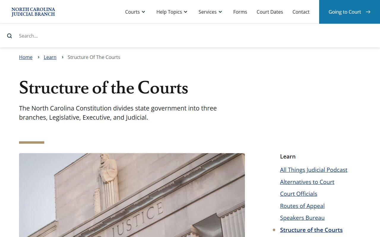 Haywood County Superior Court statewide court structure source