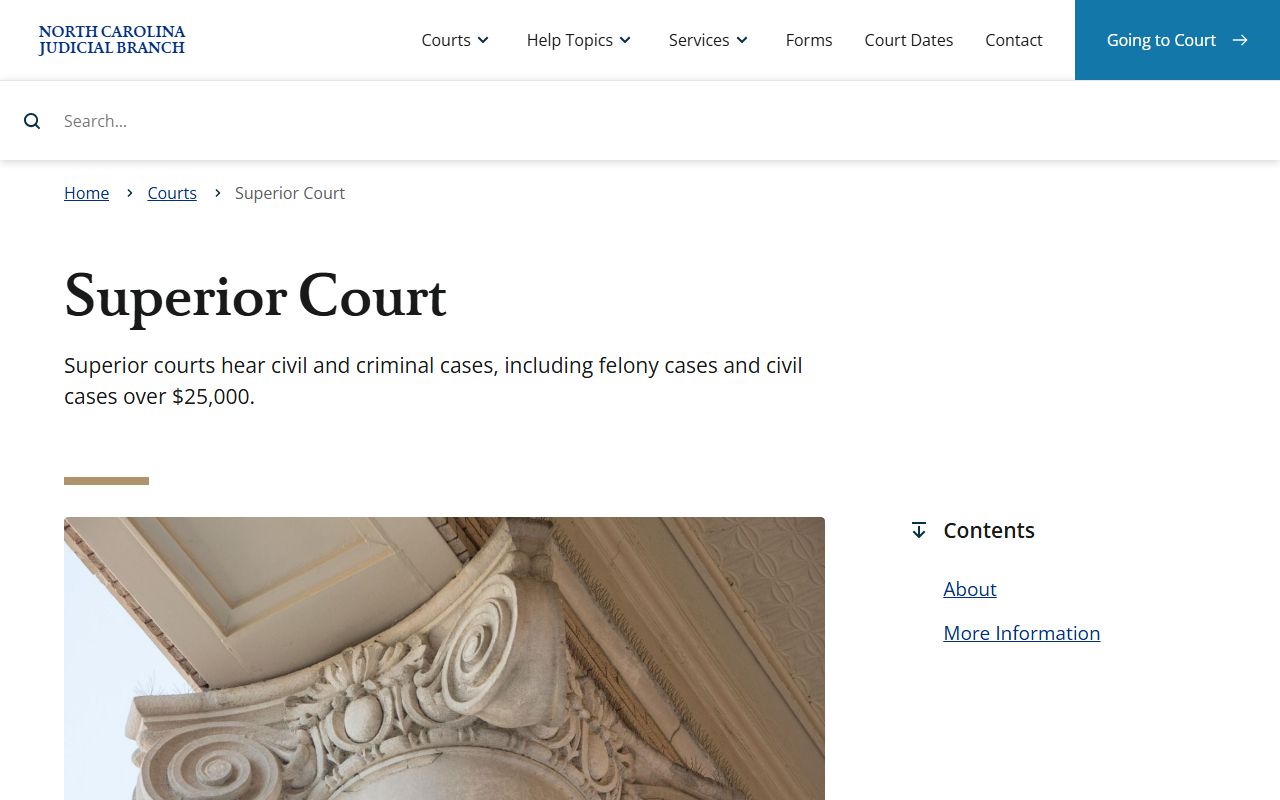 Haywood County Superior Court official Superior Court source
