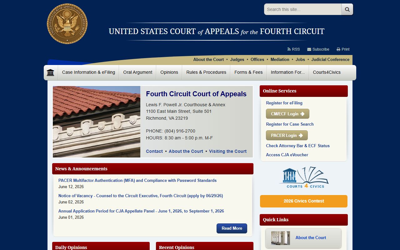 Haywood County Superior Court Fourth Circuit federal appeal source