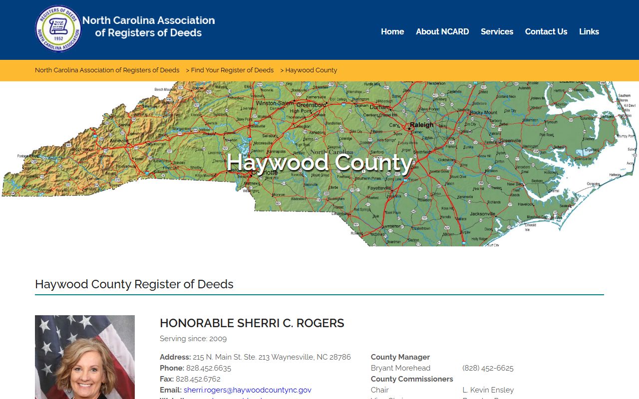Haywood County marriage records Register of Deeds source