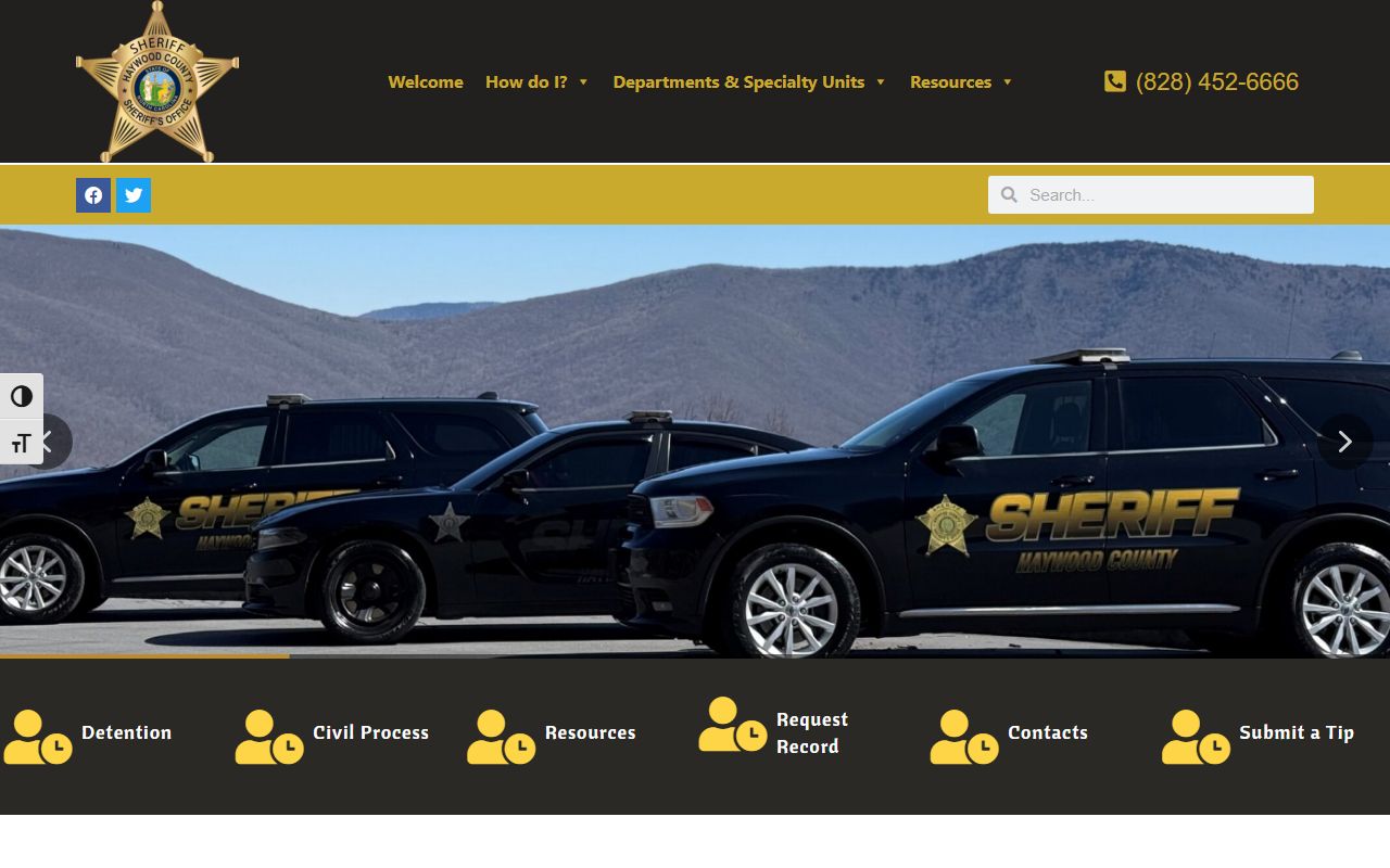 Haywood County Sheriff records and jail information